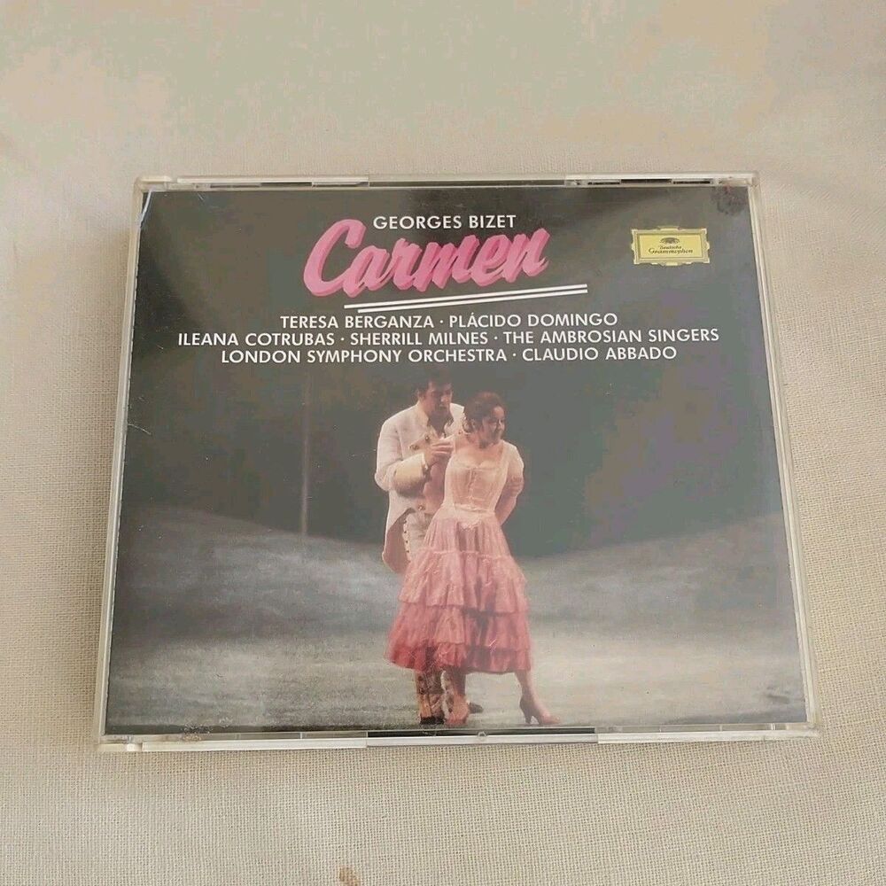 BIZET Carmen ABBADO 1978 Teresa Berganza/Domingo/Cotrubas 3-CD DG PMDC